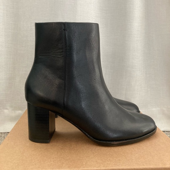 MADEWELL | Mira Side Seam Ankle Boot - Black leather - size 7 - Picture 3 of 9